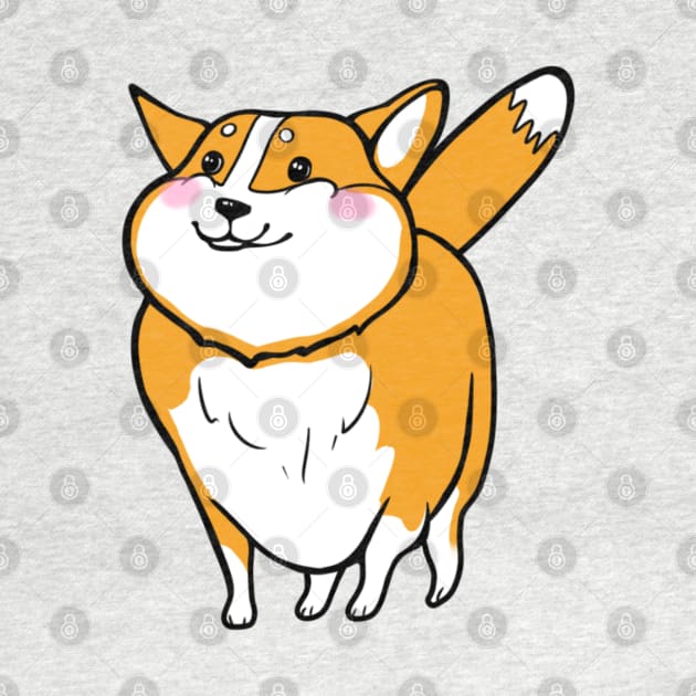 Corgi dog for kids by kdegtiareva